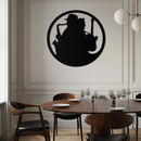 Jazz Musicians Metal Wall Art – Saxophone & Guitar Design - KAF192