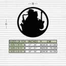 Jazz Musicians Metal Wall Art – Saxophone & Guitar Design - KAF192