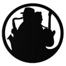 Jazz Musicians Metal Wall Art – Saxophone & Guitar Design - KAF192