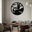 Howling Wolf Metal Wall Art - Nature-Inspired Minimalist Decor - KAF200