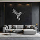 Hummingbird Metal Wall Art - Elegant Nature-Inspired Decor - KAF203