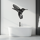 Hummingbird Metal Wall Art - Elegant Nature-Inspired Decor - KAF203