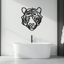 Geometric Tiger Metal Wall Art - Modern Minimalist Decor - KAF207