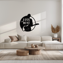Feel the Beat Metal Wall Art - Music-Inspired Decor - KAF210