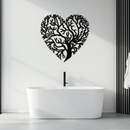 Heart Tree Metal Wall Art – Nature & Love-Inspired Decor - KAF211