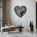 Heart Tree Metal Wall Art – Nature & Love-Inspired Decor - KAF211