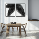Palm Leaf Metal Wall Art – Tropical Minimalist Decor - KAF212