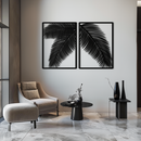 Palm Leaf Metal Wall Art – Tropical Minimalist Decor - KAF212