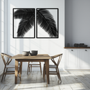 Palm Leaf Metal Wall Art – Tropical Minimalist Decor - KAF212