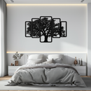 Multi-Panel Tree Metal Wall Art – Nature-Inspired Decor - KAF213