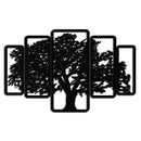 Multi-Panel Tree Metal Wall Art – Nature-Inspired Decor - KAF213