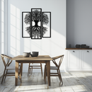Tree of Life Metal Wall Art – 3-Panel Nature Decor - KAF214