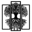 Tree of Life Metal Wall Art – 3-Panel Nature Decor - KAF214