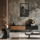 Floral Metal Wall Art – Elegant Botanical Home Decor - KAF219