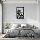 Floral Metal Wall Art – Elegant Botanical Home Decor - KAF219