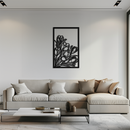 Floral Metal Wall Art – Elegant Botanical Home Decor - KAF219