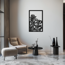 Floral Metal Wall Art – Elegant Botanical Home Decor - KAF219