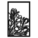 Floral Metal Wall Art – Elegant Botanical Home Decor - KAF219