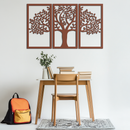 Tree of Life Metal Wall Art – 3-Panel Nature Decor - KAF221