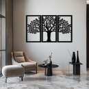 Tree of Life Metal Wall Art – 3-Panel Nature Decor - KAF221