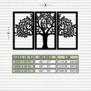 Tree of Life Metal Wall Art – 3-Panel Nature Decor - KAF221