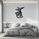 Semazen Metal Wall Art - Whirling Dervish Sufi Decor - KAF226