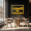 Kaaba Metal Wall Art - Sacred Islamic Wall Decor - KAF232