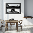 Kaaba Metal Wall Art - Sacred Islamic Wall Decor - KAF232