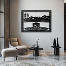 Kaaba Metal Wall Art - Sacred Islamic Wall Decor - KAF232