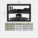 Kaaba Metal Wall Art - Sacred Islamic Wall Decor - KAF232