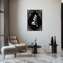 Allah Metal Wall Art – Elegant Islamic Calligraphy Design - KAF235