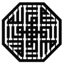 Huvallah Metal Wall Art - Elegant Kufi Calligraphy Design - KAF240
