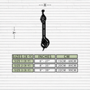 Allahu Akbar Metal Wall Art – Elegant Islamic Calligraphy Design - KAF242