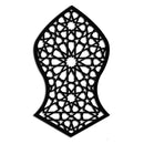 Seljuk Pattern Metal Wall Art – Timeless Geometric Elegance - KAF245