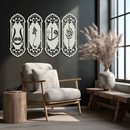 Ya Hafiz - Ya Allah Metal Wall Art Set - KAF246