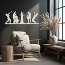 Jazz Band Metal Wall Art - Modern Musician Silhouette Decor- KAF254
