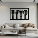 Guitar Neck Metal Wall Art - Modern Music Lover’s Decor- KAF258