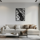 Ornamental Violin Metal Wall Art - Musical Instrument Decor- KAF259