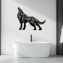 Tree Wolf Metal Wall Art - Nature-Inspired Wildlife Decor- KAF263