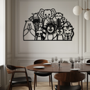 Cute Animal Metal Wall Art – Jungle & Safari Theme - KAF269