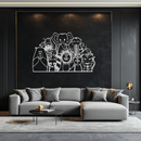 Cute Animal Metal Wall Art – Jungle & Safari Theme - KAF269