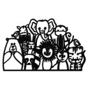 Cute Animal Metal Wall Art – Jungle & Safari Theme - KAF269