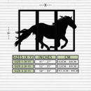 Galloping Horse Metal Wall Art – 3-Panel Western Decor - KAF270
