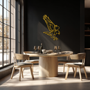 Eagle Metal Wall Art – Bold & Majestic Bird Decor - KAF271