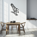 Eagle Metal Wall Art – Bold & Majestic Bird Decor - KAF271