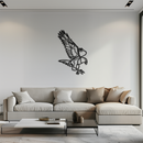 Eagle Metal Wall Art – Bold & Majestic Bird Decor - KAF271