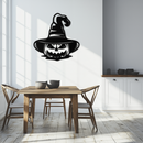 Witch Hat Pumpkin Metal Wall Art - Spooky Halloween Decor- KAF281