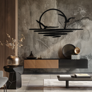 Seaside Sunset Metal Wall Art - Tranquil Ocean View Decor- KAF285