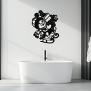 Christmas Snowman Metal Wall Art - Festive Holiday Gift Decor with Cute Snowman on Sled- KAF310