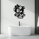 Christmas Snowman Metal Wall Art - Festive Holiday Gift Decor with Cute Snowman on Sled- KAF310